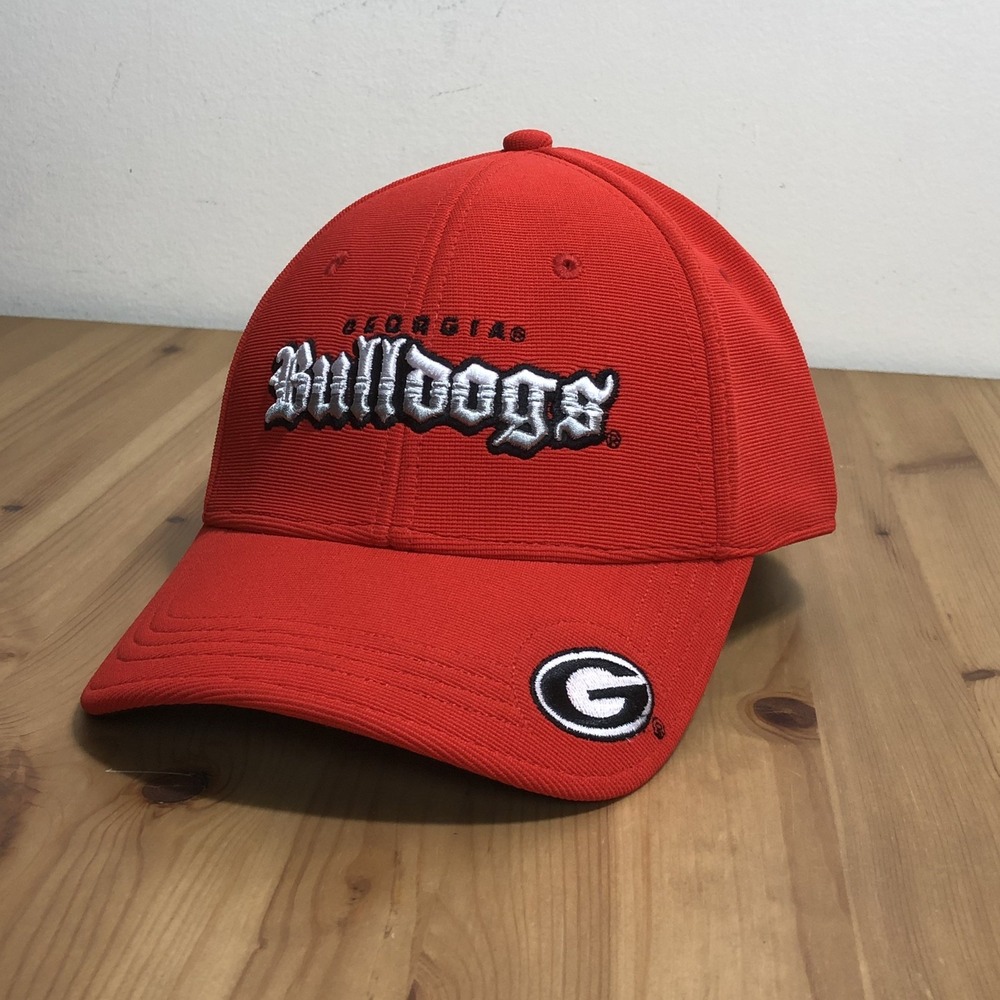 Georgia Bulldogs NCAA By Signatures Hat Cap Mens Adjustable Red Sports New